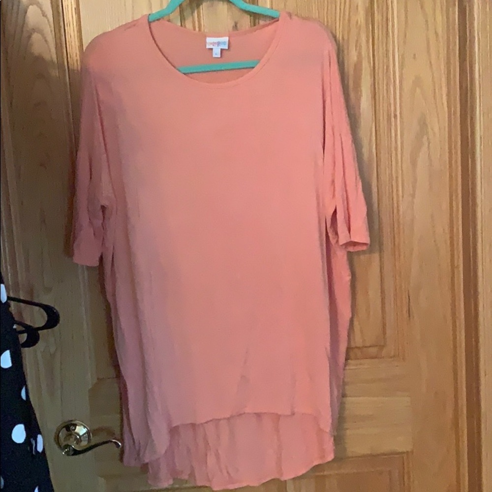Peach lularoe Irma tee